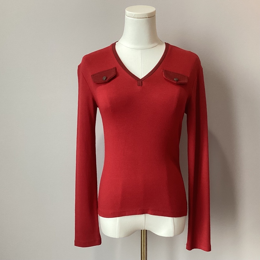 Anthropologie "elevenses" Long Sleeve Shirt - Size S